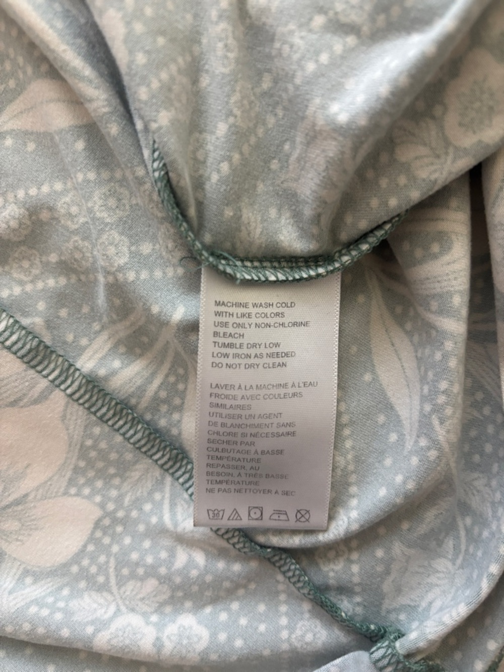 Urban Outfitters Arna Floral Midi Slip Dress Sage Green Tie Back Slit Size M - Picture 8 of 8